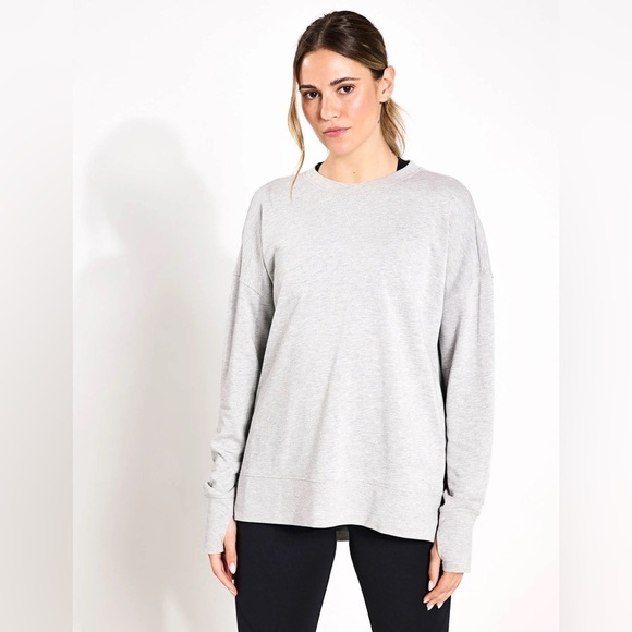 Sweaty Betty Women’s After Class Pullover Sweatshirt in Grey Size M Loungewear - Picture 1 of 8
